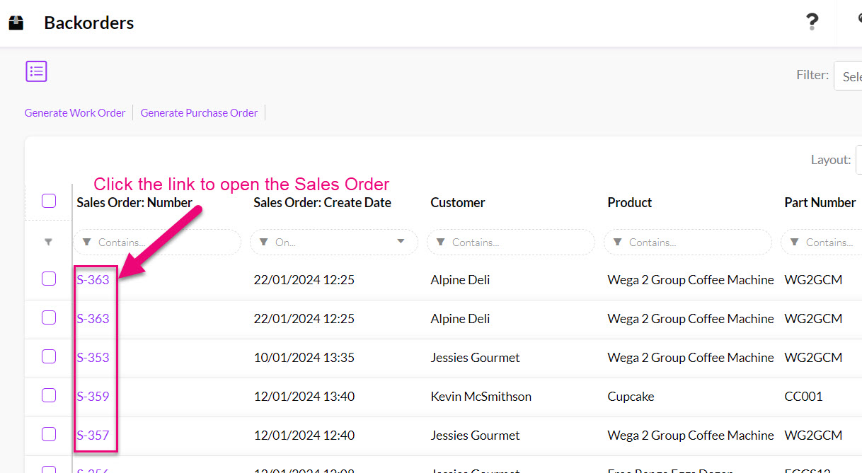 Backorders - How to manage in the CRM